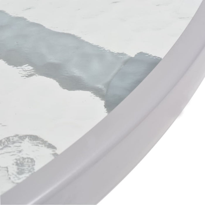 6 Piece Outdoor Dining Set Steel and Textilene Grey Atinp