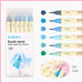 6 Piece Retro Double Tip Marker Pens Watercolour
