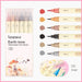 6 Piece Retro Double Tip Marker Pens Watercolour
