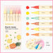 6 Piece Retro Double Tip Marker Pens Watercolour