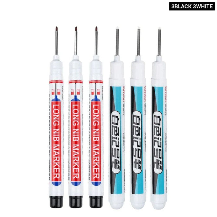 6 Pieces 20mm Long Nib Markers for Metal Perforating Pen