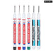 6 Pieces 20mm Long Nib Markers for Metal Perforating Pen