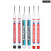 6 Pieces 20mm Long Nib Markers for Metal Perforating Pen