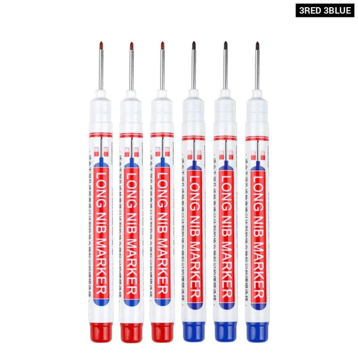 6 Pieces 20mm Long Nib Markers for Metal Perforating Pen