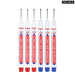 6 Pieces 20mm Long Nib Markers for Metal Perforating Pen