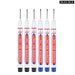 6 Pieces 20mm Long Nib Markers for Metal Perforating Pen