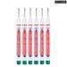 6 Pieces 20mm Long Nib Markers for Metal Perforating Pen