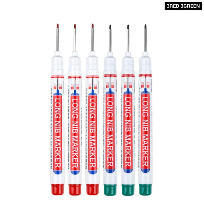 6 Pieces 20mm Long Nib Markers for Metal Perforating Pen