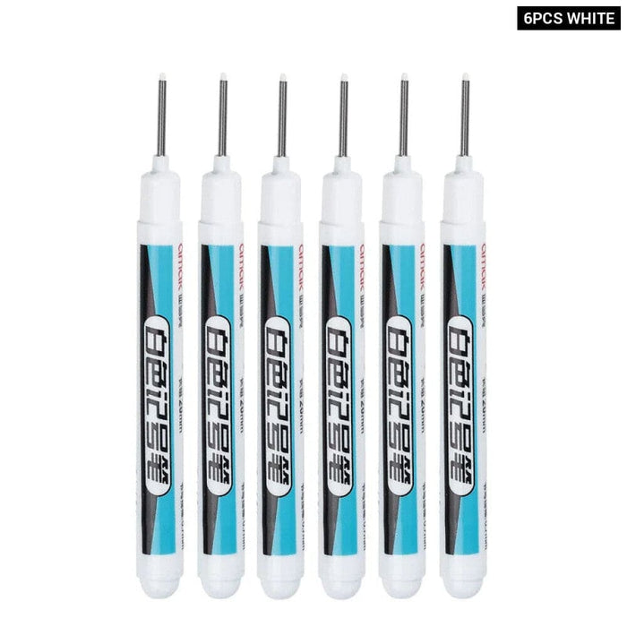 6 Pieces 20mm Long Nib Markers for Metal Perforating Pen