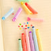 6 Pieces Candy Colour Highlighters Set Creative Fluorescent