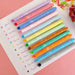 6 Pieces Candy Colour Highlighters Set Creative Fluorescent