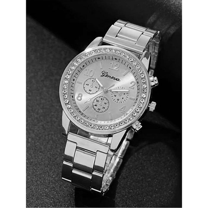 6 Pieces of Fashionable and Versatile Diamond Inlaid