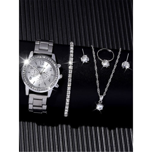 6 Pieces of Fashionable and Versatile Diamond Inlaid