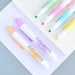 6 Pieces Kawaii Retractable Highlighters Macaron Pastel