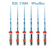 6 Pieces Orthdent Dental Reciprocating Blue Endodontic Files