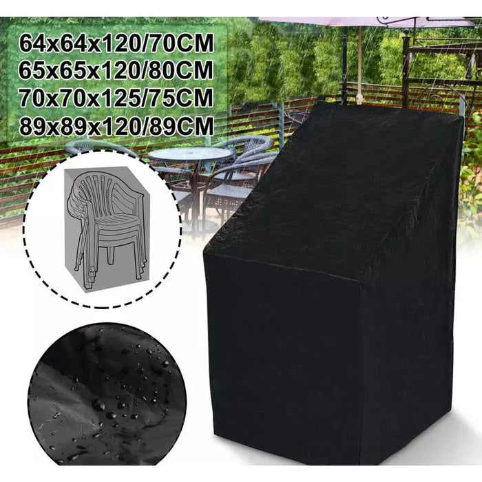 6 Size Black Outdoor Waterproof Cover Garden Furniture Rain