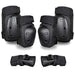 6 Pcs Youth Adult Knee Elbow Pad Wrist Guard Protective