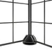 60-panel Pet Cage with Door Black 35x35 Cm Steel Tooabax