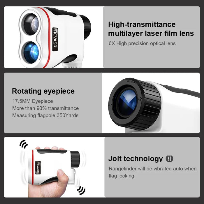 600/1000 Yard Golf Rangefinder with Vibration and Slope