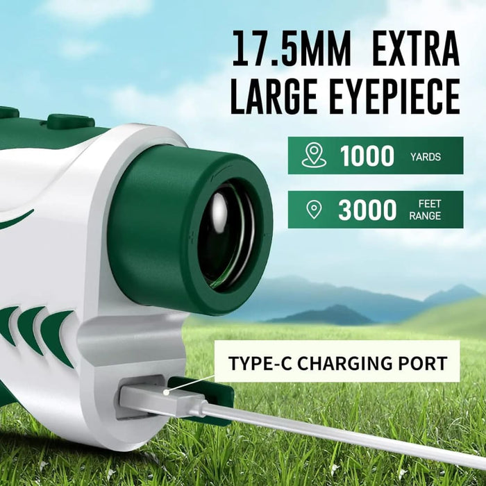 600/1000 Yard Golf Rangefinder with Vibration and Slope