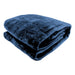 600gsm Large Double-sided Faux Mink Blanket- Navy