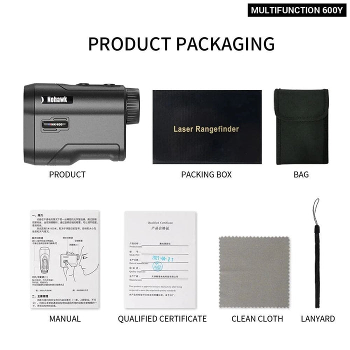 600m/1000m Golf and Hunting Laser Range Finder