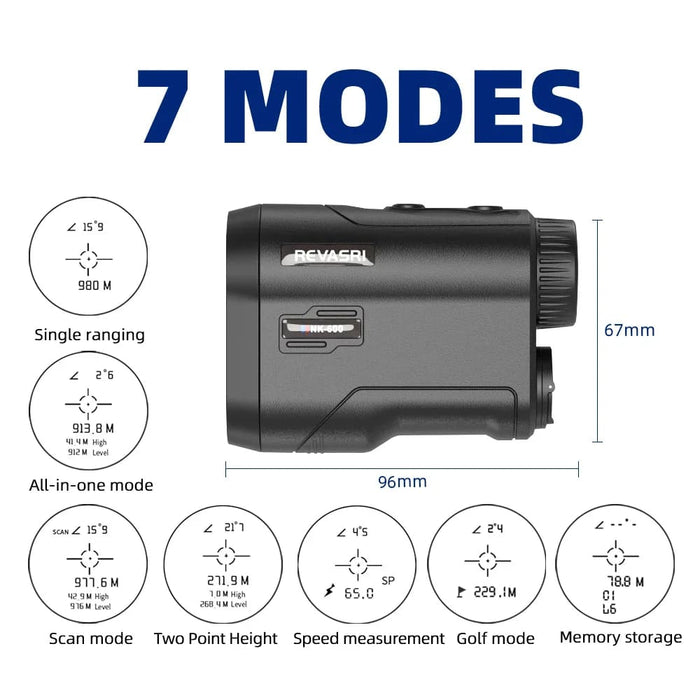 600m/1000m Golf and Hunting Laser Range Finder
