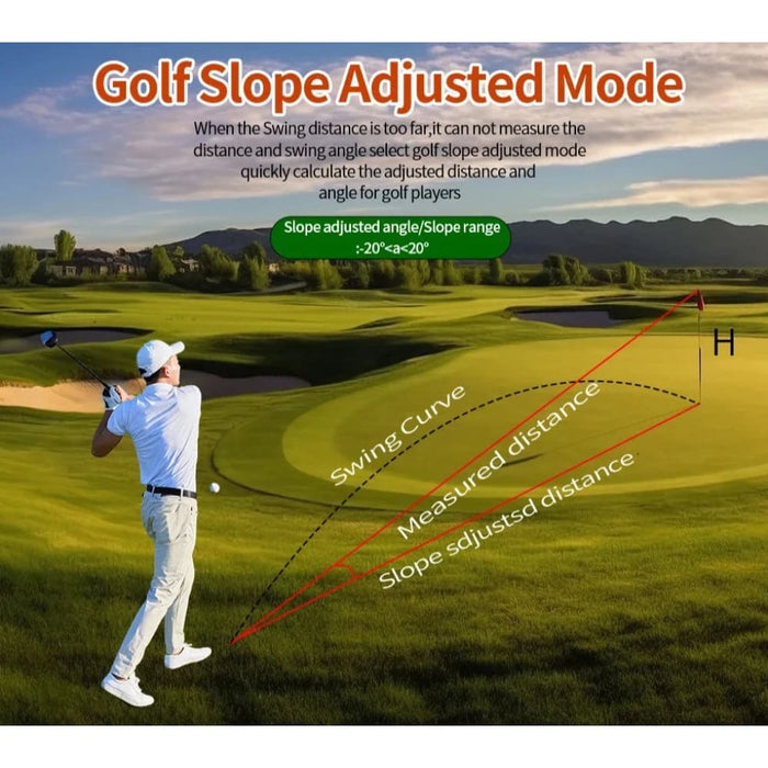 600m/1000m Golf Laser Rangefinder with Flag