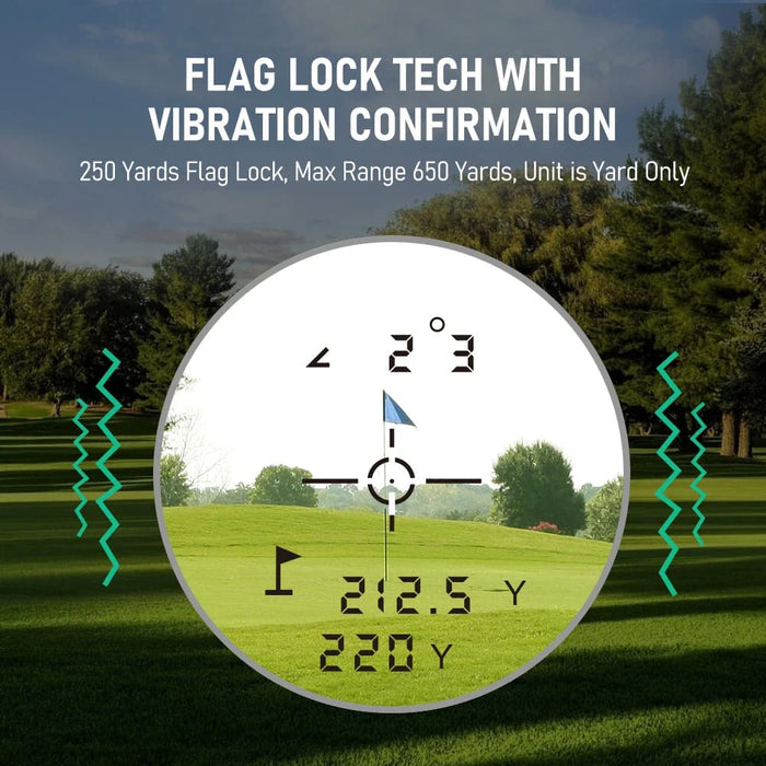 600m/1000m Golf Laser Rangefinder with Slope Compensation