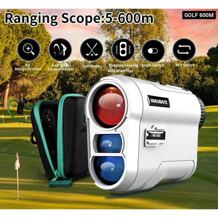 600m/1000m Golf Laser Rangefinder with Slope Compensation