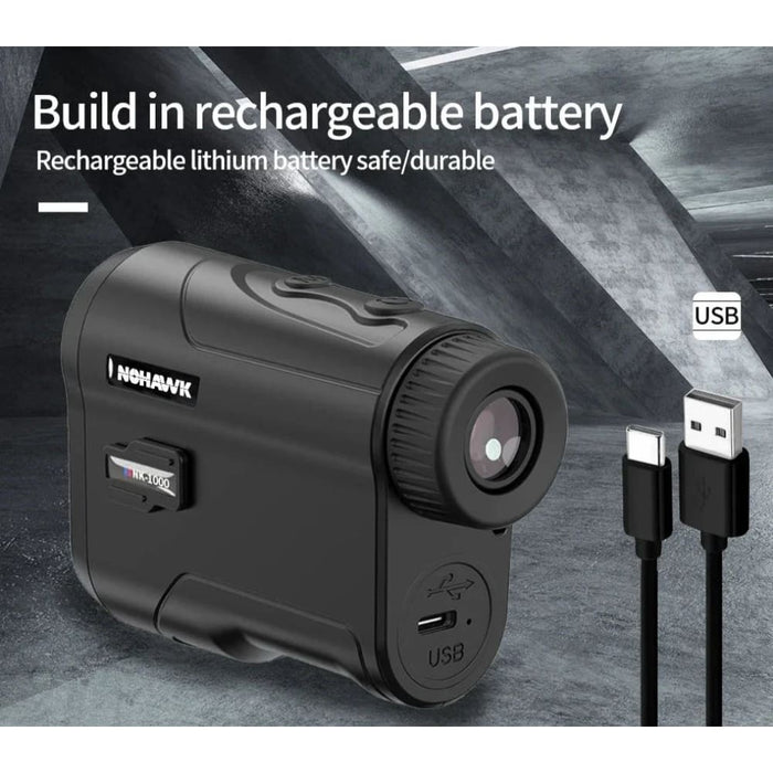 600m/1000m Golf Laser Rangefinder with Slope Compensation