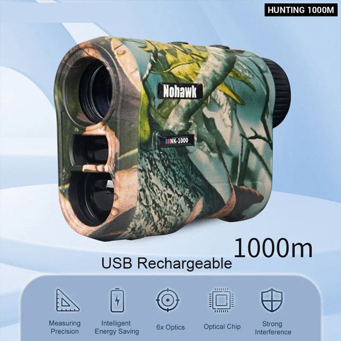 600m/1000m Laser Range Finder for Golf and Hunting