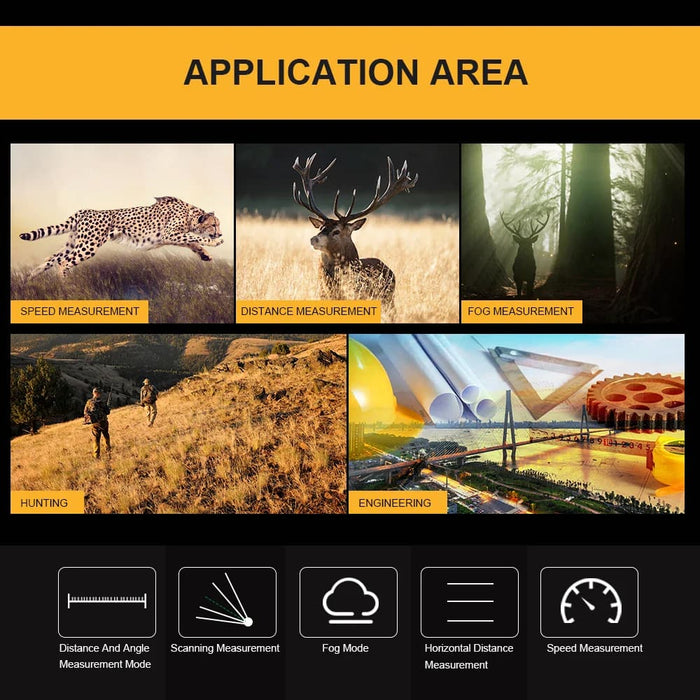 600m Laser Rangefinder for Hunting