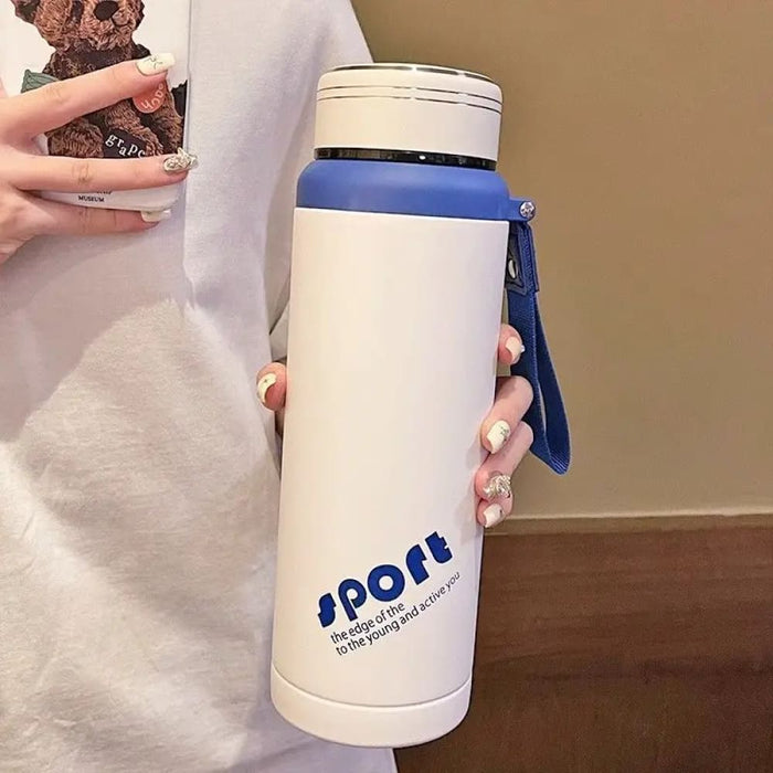 600ml Stainless Steel Thermos Bottle with Lid