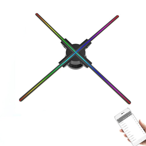 60cm 2k Hd 3d Hologram Projector Advertise Display Fan Wifi