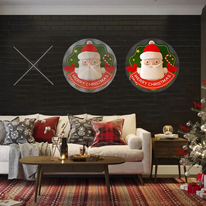 60cm 2k Hd 3d Hologram Projector Advertise Display Fan Wifi