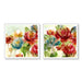 60cmx60cm Rosewater Garden by Carol Robinson 2 Sets White