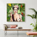 60cmx60cm Self Portrait by Frida Kahlo Wood Frame Canvas