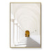 60cmx90cm Long Corridor Style a Gold Frame Canvas Wall Art