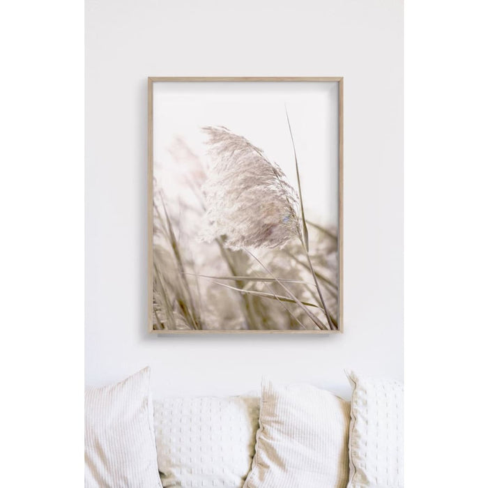 60cmx90cm Pampas Grass 2 Sets Wood Frame Canvas Wall Art