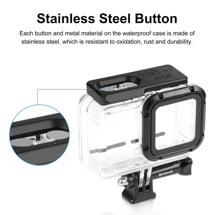 60m Underwater Depth Diving Case Waterproof Camera Housing