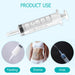 60ml/100ml Nutrient Syringe for Hydroponics