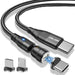 60w Magnetic Pd Fast Charge Type c Cable for Redmi Note 10s