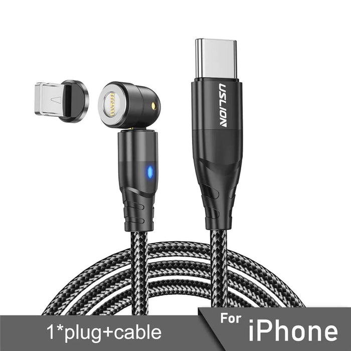 60w Magnetic Usb c to Type Cable for Huawei P40 and Macbook