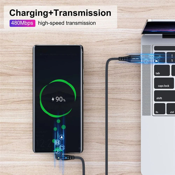 60w Usb c to Cable 3a Fast Charge for Iphone Xiaomi