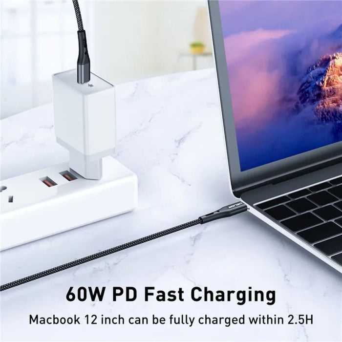 60w Usb c to Cable for Samsung Huawei Xiaomi Macbook Pd