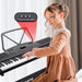 61 - key Electronic Piano Keyboard 75cm - Black