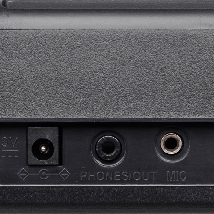 61-key Electronic Piano Keyboard 75cm - Black