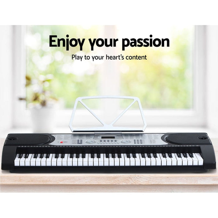 61 Keys Electronic Piano Keyboard Digital Electric W/ Stand