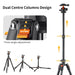 62.99 Inch Camera Tripod For Dslr Portable Aluminum Travel